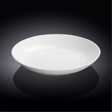 Wilmax 9 in. Round Deep Plate, White4, 24PK WL-991117 / A